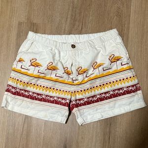 XL USC/In-N-Out Men's White Chubbies Short
